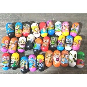 Mighty Beans Lot Of 29 2004 Ja-Ru Vintage Ms Vampira Ghost Troll Etc